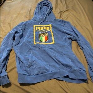 EUC Puma Italy hoodie men’s large